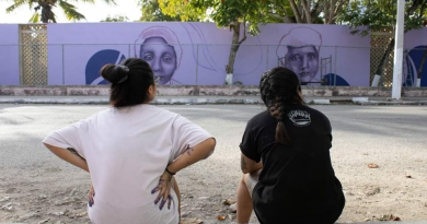 Visibilizan lucha femenina por los derechos políticos con mural en Motul