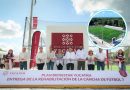 Entregan cancha de fútbol rehabilitada en Xocchel