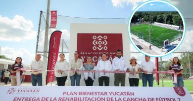 Entregan cancha de fútbol rehabilitada en Xocchel