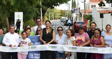 Cecilia Patrón entregó obras viales en Brisas y colonias del nororiente