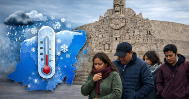 Ingresará Frente Frío 27 con lluvias dispersas y norte moderado