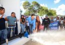 Cecilia Patrón entrega rehabilitación de agua potable en tres comisarías de Mérida
