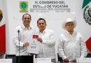 Congreso de Yucatán recibe Primer Informe de Gobierno de Joaquín Díaz Mena