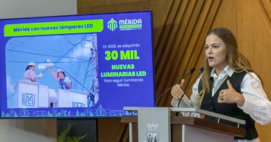 Vamos por 30 mil luminarias modernas en 2026: Cecilia Patrón