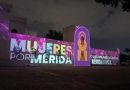 La Peni se ilumina por el 8M con videomapping dedicado a las mujeres