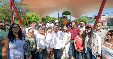 Entregan parque rehabilitado en la Amalia Solórzano