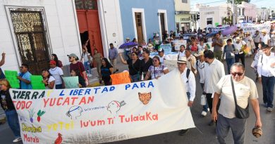 “La tierra no se vende”: pueblos mayas se movilizan en Mérida contra el despojo