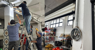 Seguridad prioritaria en mercados tras reparación eléctrica en el Lucas de Gálvez