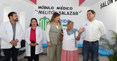 Cecilia Patrón entregó rehabilitación del Módulo Médico de Melitón Salazar