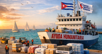 Convoy humanitario zarpará de Progreso a Cuba con ayuda internacional