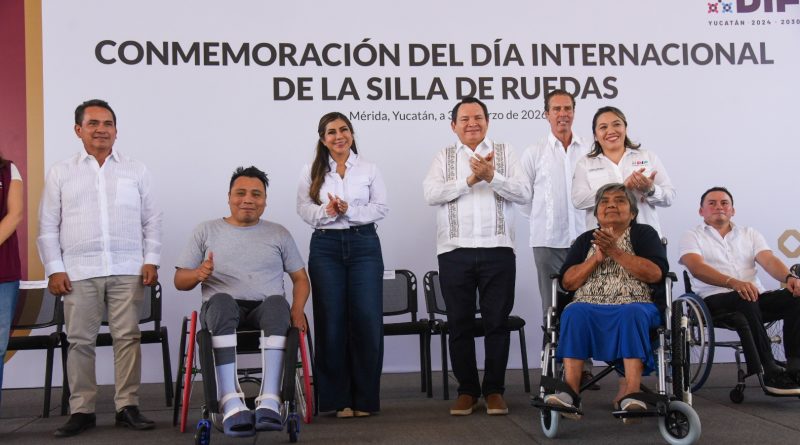 Gobierno de Yucatán entregó sillas de ruedas para fortalecer la inclusión