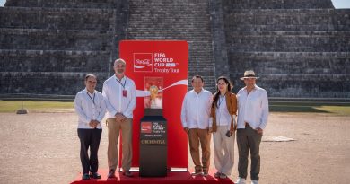 Yucatán recibe el Trofeo de la Copa Mundial de Fútbol FIFA 2026