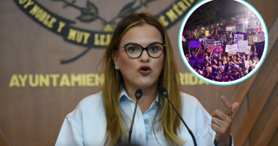 Respeto total a la marcha del 8M en Mérida