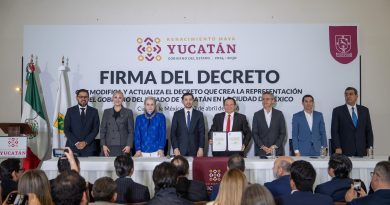 Decreto actualiza la representación del Gobierno de Yucatán en la Ciudad de México