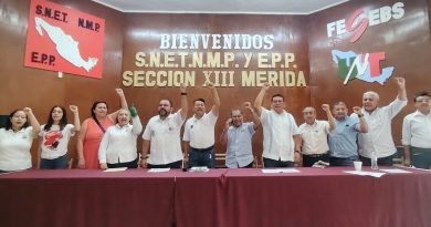 Más de 6 mil trabajadores marcharán en Mérida este 01 de mayo