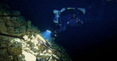 Hallan arsenal de la Guerra de Castas en cenote bajo convento de Valladolid