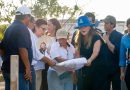 Cecilia Patrón supervisa corredor verde en Caucel con más de 500 árboles nativos