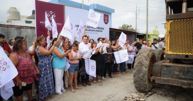 Díaz Mena pone en marcha rehabilitación de 88 calles en la Serapio Rendón