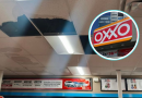 Clausuran temporalmente Oxxo en Caucel por daños causados por las lluvias