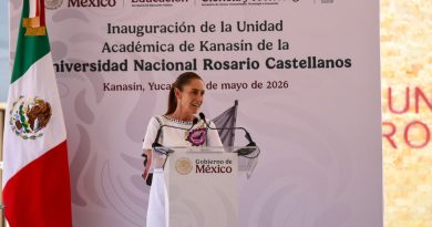 Sheinbaum inauguró la Universidad Rosario Castellanos en Kanasín; Huacho impulsa plan para Mérida