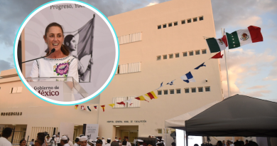 Presidenta inauguró Hospital Naval de Yukalpetén en Progreso