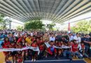 Cecilia Patrón entrega rehabilitación de Unidad Deportiva Morelos y nuevo domo deportivo