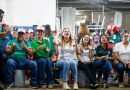Cecilia Patrón disfruta del debut de la Selección Mexicana junto a trabajadores municipales