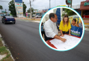 Cecilia Patrón supervisa repavimentación de la Avenida Canek
