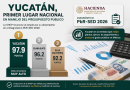 Hacienda coloca a Yucatán en primer lugar por manejo del presupuesto