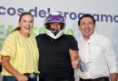 Más de 2 mil repartidores reciben cascos certificados en Mérida