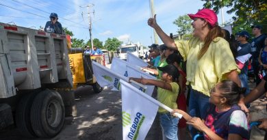 Cecilia Patrón encabeza megaoperativo de limpieza en el sur de Mérida