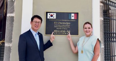 Alcaldesa de Mérida recibe al embajador de Corea del Sur y acuerdan fortalecer vínculos