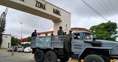 Muere marino tras recibir un disparo en instalaciones navales de Progreso