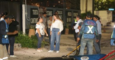 Cecilia Patrón despliega cuadrillas de bacheo 24/7 por toda la ciudad.