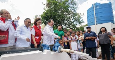 Cumple Renacimiento Maya con obras de agua potable y saneamiento en Tekax