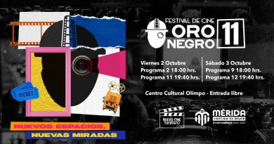 Desde Veracruz, el Festival de Cine Oro Negro llega por primera vez a Mérida