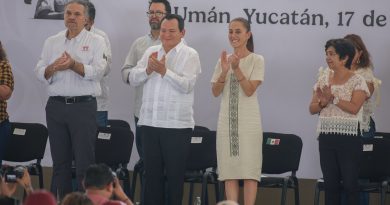 Sheinbaum anuncia en Umán sede de la Rosario Castellanos con Medicina y Enfermería